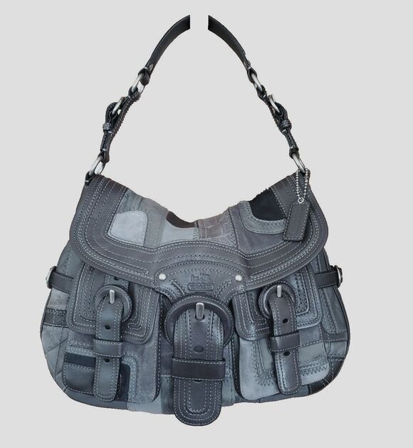 Coach Handbags - Coach Legacy Pieced Leather Flap Hobo Bag Limited Edition E0869-12614, Medium